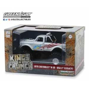 1/43 Chevrolet K-10 Monster Truck Bigfoot USA-1 1970 колеса 66 дюймов