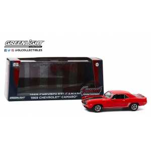 1/43 Chevrolet Camaro тюнинг Summit Racing Equipment 1969 красный с черными полосками