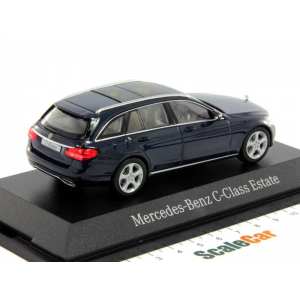 1/43 Mercedes-Benz C-Klasse T-Modell S205 2014 Exclusive синий мет.