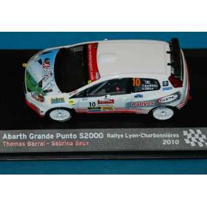 1/43 FIAT ABARTH Grande Punto S2000 BARRAL Thomas - SEUX Sabrina Rallye Lyon-Charbonnieres 2010