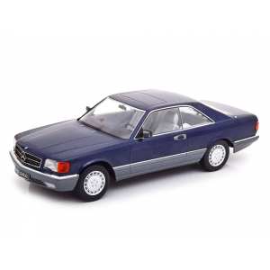 1/18 Mercedes-Benz 560SEC С126 (W126) 1985 темно-синий металлик