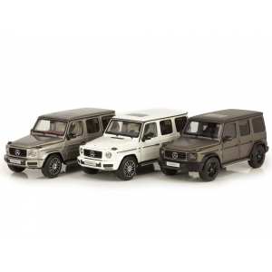 1/18 Mercedes-Benz G500 2019 (W463 II) Stronger Than Time. Cпециальное издание к 40-летию G-class. Матовый серый магно.