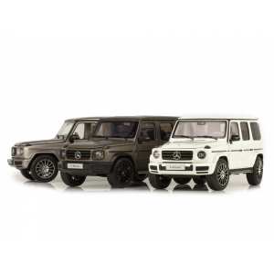 1/18 Mercedes-Benz G500 2019 (W463 II) Stronger Than Time. Cпециальное издание к 40-летию G-class. Белый бриллиант.