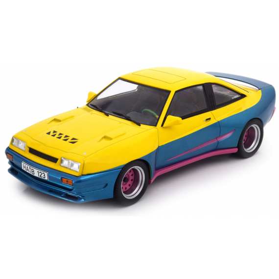 1/18 Opel Manta B Mattig 1991 желтый с синим и фиолетовым