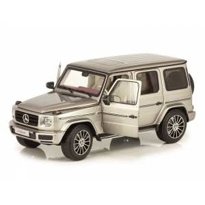 1/18 Mercedes-Benz G500 2019 (W463 II) Stronger Than Time. Cпециальное издание к 40-летию G-class. Серебристый мохаве.