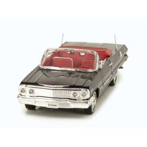 1/24 Chevrolet Impala Convertible 1963 черный