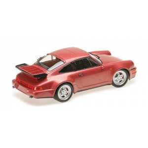 1/18 Porsche 911 Turbo (964) 1990 красный металлик