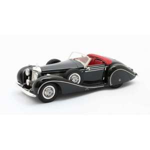 1/43 Mercedes-Benz 540K Special Roadster Sindelfingen 421987 1939 черный с красным салоном