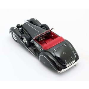 1/43 Mercedes-Benz 540K Special Roadster Sindelfingen 421987 1939 черный с красным салоном