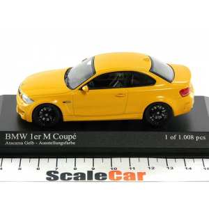 1/43 BMW 1ER COUPE - 2011 желтый