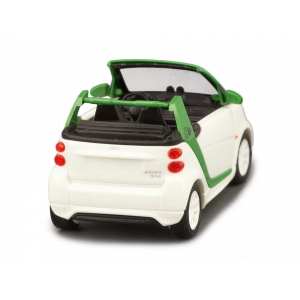 1/87 smart fortwo cabrio, electric drive, белый с зеленым