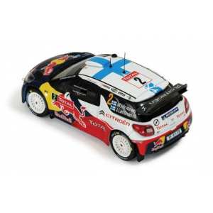 1/43 Citroen DS3 WRC 2 M.HIRVONEN-J.LEHTINEN Rally Monte Carlo 2012