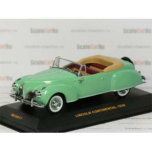 1/43 Lincoln CONTINENTAL 1939 Green with Beige interiors