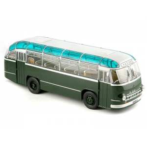 1/43 ЛАЗ 695 зеленый 1956 г. Городской автобус