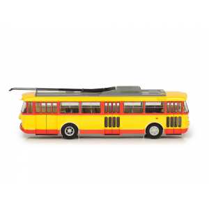 1/43 Троллейбус Skoda-9TR красно-жёлтый