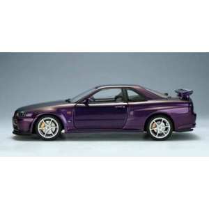 1/18 Nissan SKYLINE GT-R (R34) V-SPEC (UPGRADED)(MIDNIGHT PURPLE)