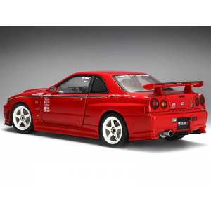 1/18 NISSAN SKYLINE GT-R (R34) NISMO R-TUNE VERSION (ACTIVE RED)(UPGRADED) 2000