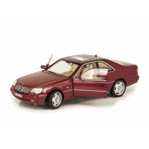 1/18 Mercedes-Benz CL600 C140(W140) 1996 красный