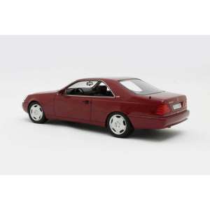 1/18 Mercedes-Benz 600SEC 1992 (S600 Coupe, CL600) C140 (W140) красный металлик