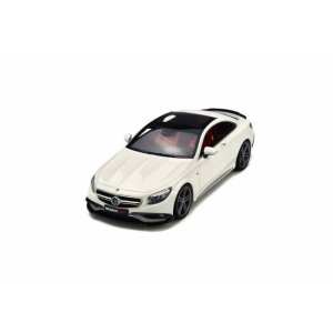 1/18 Mercedes-Benz S-Class S63 Brabus 900 Coupe 2015 polar white белый