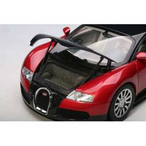1/18 Bugatti EB 16.4 VEYRON PRODUCTION CAR 2005 (BLACK / RED)