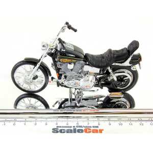 1/18 Мотоцикл Harley-Davidson FXDWG Duna Wide Glide 1997 черный