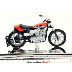1/18 Мотоцикл Harley-Davidson XR750 Racing Bike 1972 красный