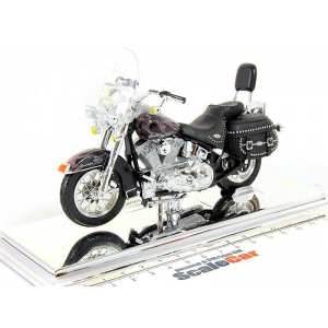 1/18 Мотоцикл Harley-Davidson FLSTC Heritage Softail Classic 2002 черный