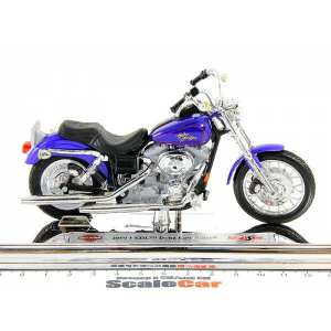 1/18 Мотоцикл Harley-Davidson FXDL Dyna Low Rider 2000 синий мет.