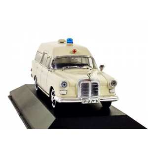 1/43 Mercedes-Benz 230 (W110) BINZ Ambulance (медицинская помощь) 1967 Beige