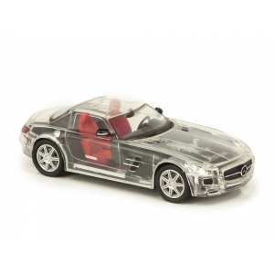 1/43 Mercedes-Benz SLS AMG 2010 С197 с прозрачным корпусом