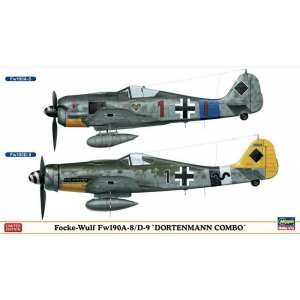 1/72 Набор самолетов Focke-Wulf FW190A-8/D-9 Combo, пилот Hans Dortenmann, 2шт
