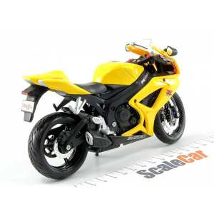 1/12 Мотоцикл Suzuki GSX-R600 желтый