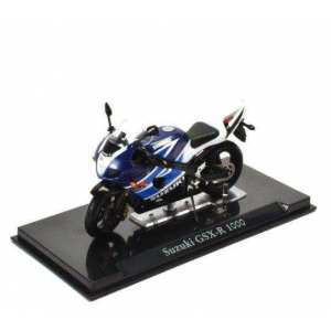 1/24 мотоцикл Suzuki GSX-R 1000 синий с голубым и белым