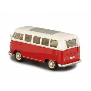 1/24 Volkswagen T1 Classical Bus 1962 красный с белым