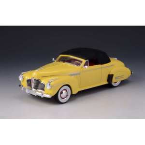 1/43 Buick Roadmaster Convertible 76C (закрытый) 1941 желтый