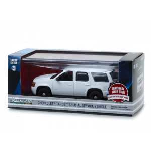 1/43 Chevrolet Tahoe Police PPV 2010 с навесным, белый