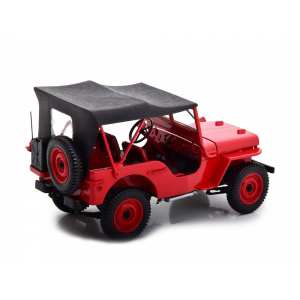 1/18 Jeep Willys 1942 красный