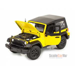 1/18 Jeep Wrangler 3d 2014 с тентом желтый