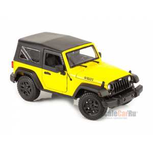 1/18 Jeep Wrangler 3d 2014 с тентом желтый