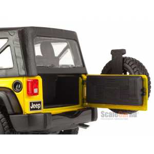 1/18 Jeep Wrangler 3d 2014 с тентом желтый