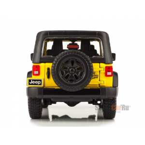 1/18 Jeep Wrangler 3d 2014 с тентом желтый