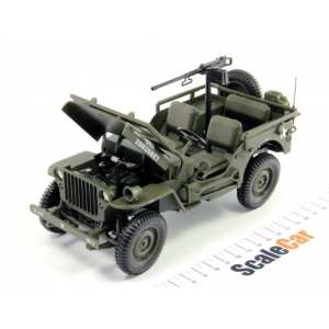 1/18 JEEP Willys 4x4 USA ARMY 1942 хаки