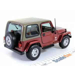 1/18 Jeep Wrangler Sahara красный