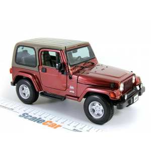 1/18 Jeep Wrangler Sahara красный