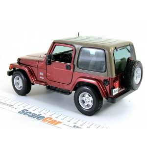 1/18 Jeep Wrangler Sahara красный