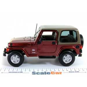 1/18 Jeep Wrangler Sahara красный