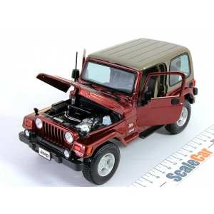 1/18 Jeep Wrangler Sahara красный