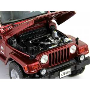 1/18 Jeep Wrangler Sahara красный