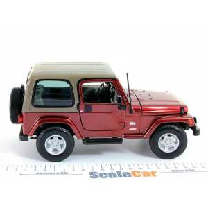 1/18 Jeep Wrangler Sahara красный